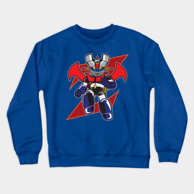 Mazinger Z Retro 2 Crewneck Sweatshirt by MatamorosGraphicDesign